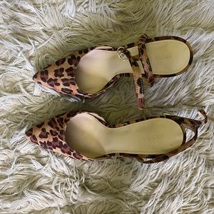 Leopard print heels